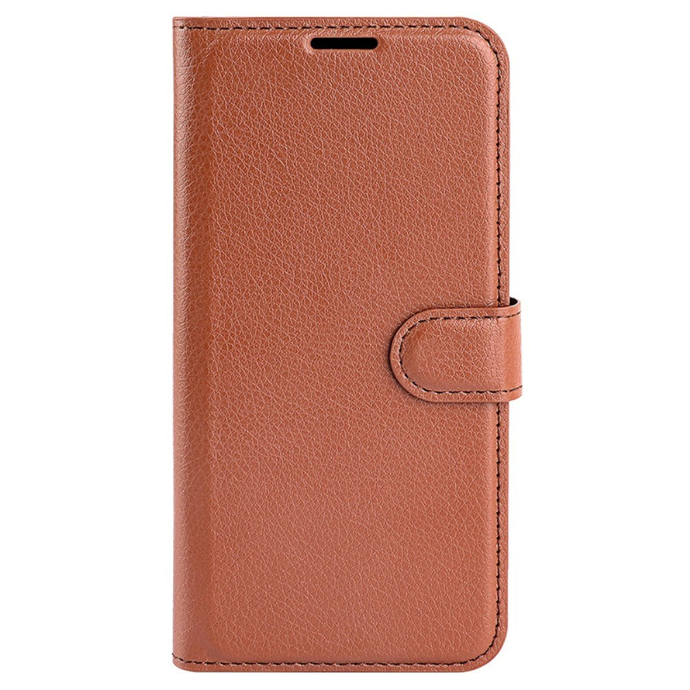 Xiaomi 14 Pro Kunstlæder Mobil Cover m. Kortholder & Ståfunktion - Brun