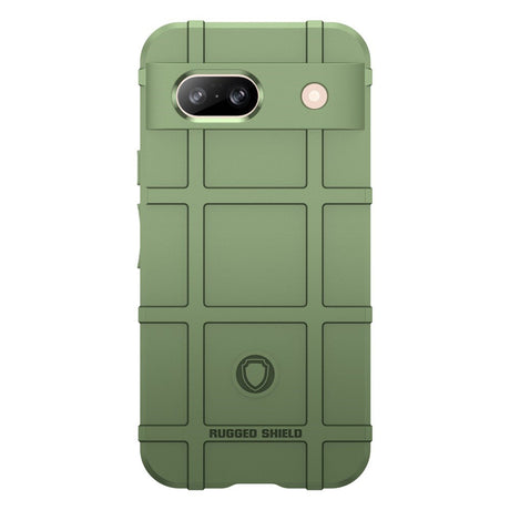 Google Pixel 8a Rugged Shield Series Håndværker Mobil Cover - Grøn