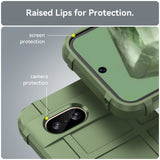 Google Pixel 8a Rugged Shield Series Håndværker Mobil Cover - Grøn