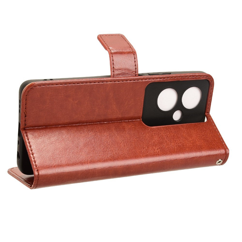 EIDERWOOD OnePlus Nord N30 SE (5G) / Oppo A79 (5G) Læder Mobil Cover m. Pung & Ståfunktion - Brun