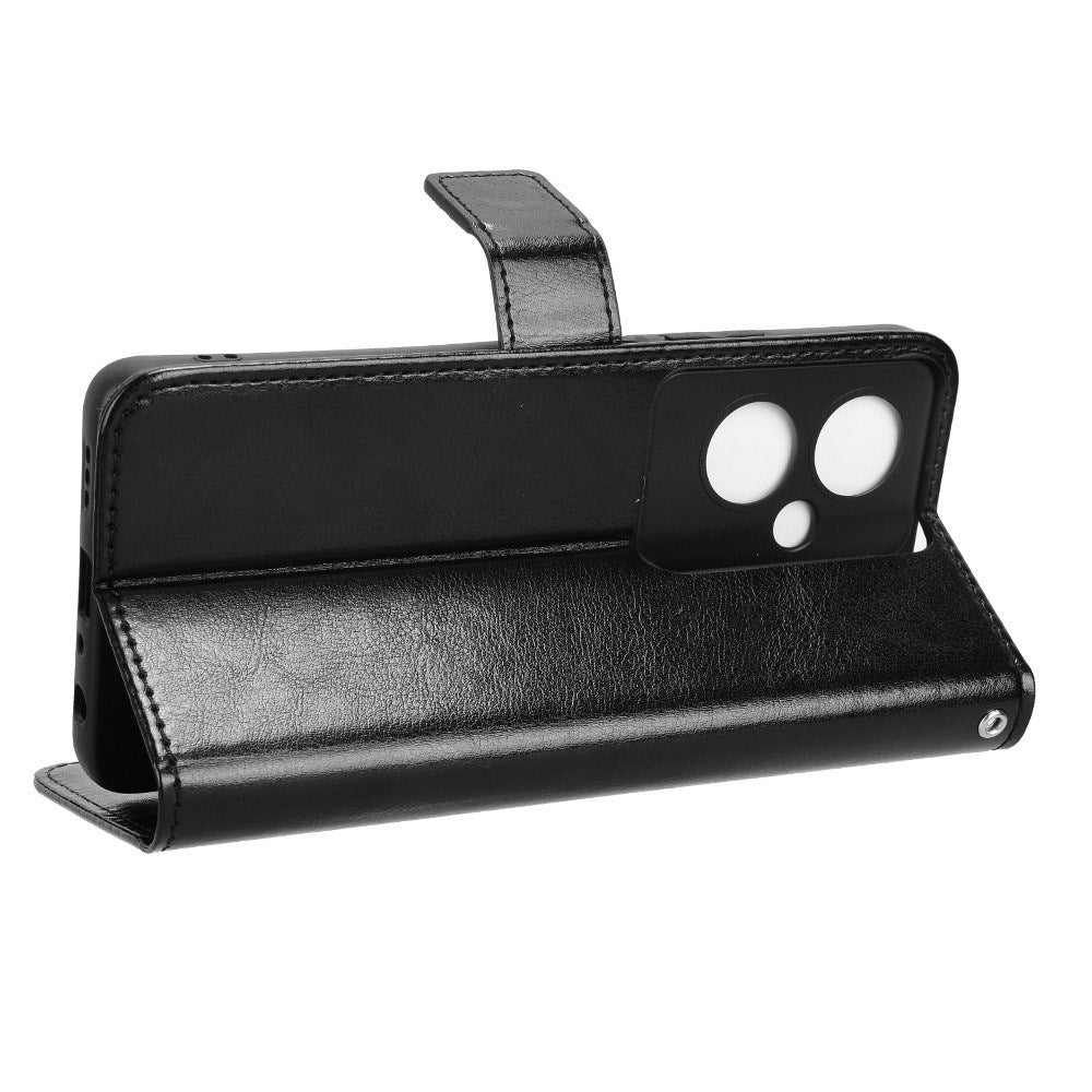 EIDERWOOD OnePlus Nord N30 SE (5G) / Oppo A79 (5G) Læder Mobil Cover m. Pung & Ståfunktion - Sort