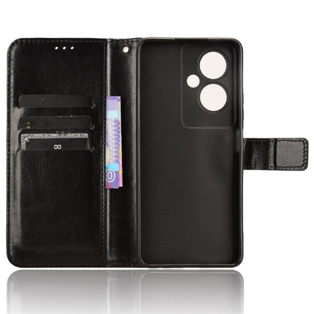 EIDERWOOD OnePlus Nord N30 SE (5G) / Oppo A79 (5G) Læder Mobil Cover m. Pung & Ståfunktion - Sort