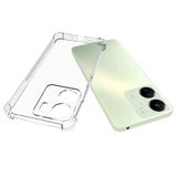 Xiaomi Poco C65 / Redmi 13C Drop-Proof Fleksibelt Plastik Mobil Cover - Gennemsigtig