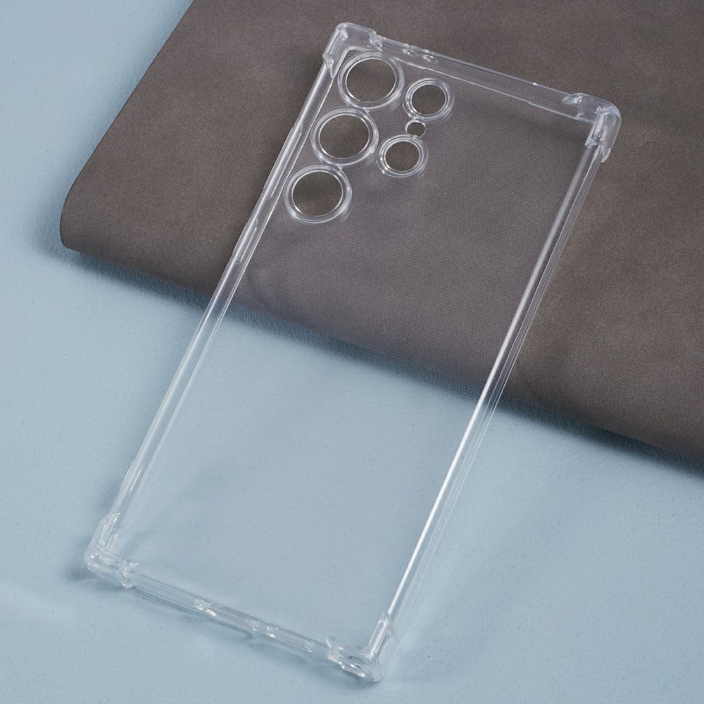 Samsung Galaxy S24 Ultra Plastik Mobil Cover - Gennemsigtig