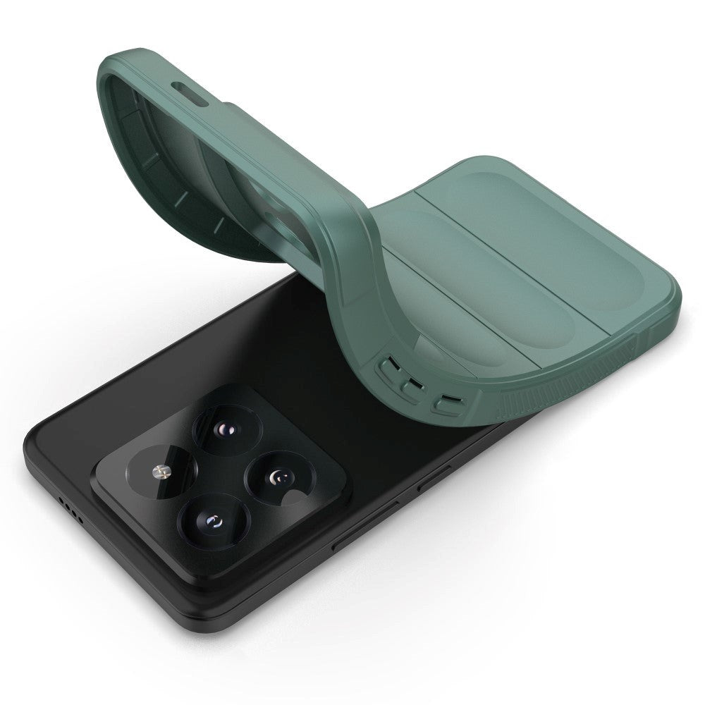 Xiaomi 14 Pro Fleksibelt Plastik Mobil Cover - Grøn