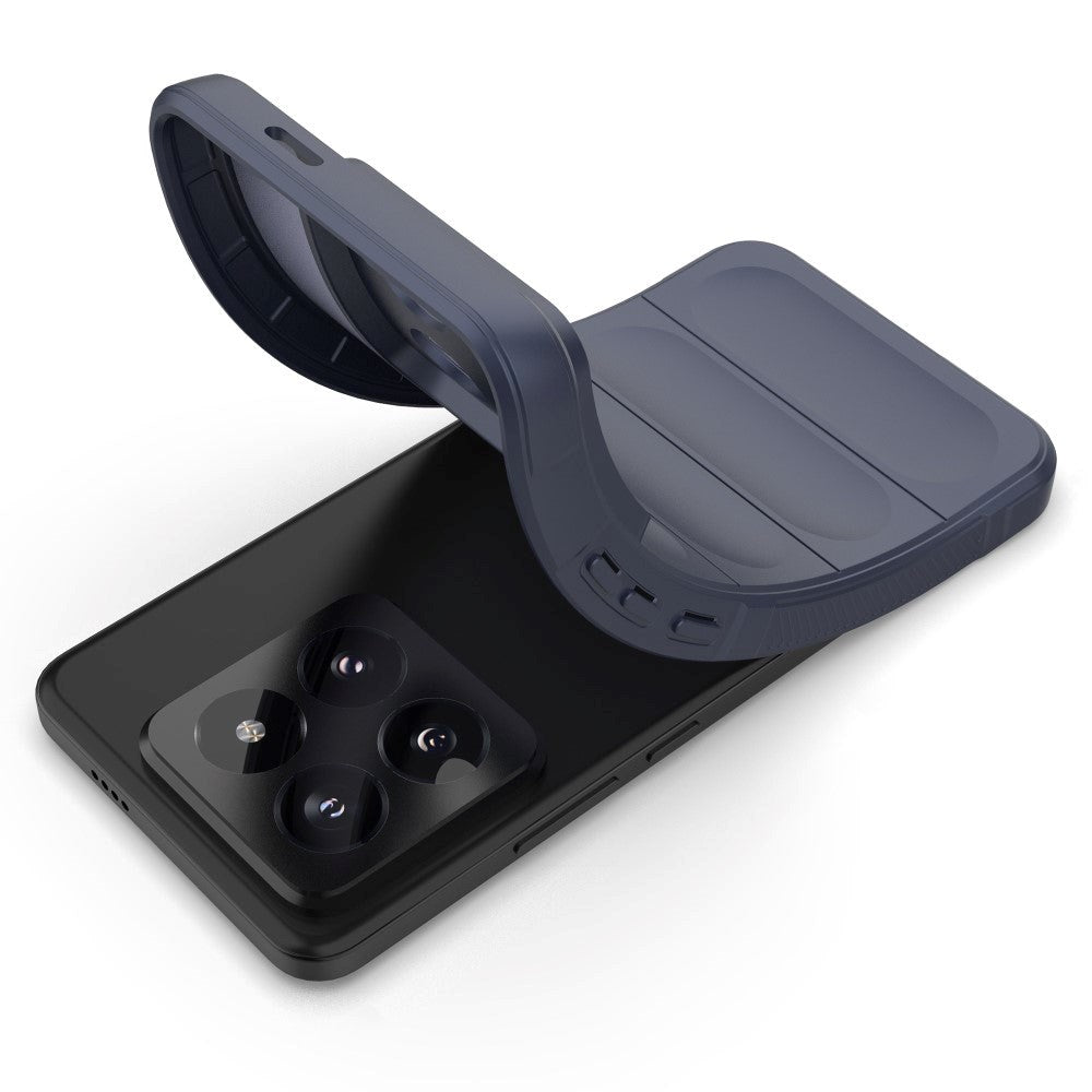 Xiaomi 14 Pro Fleksibelt Plastik Mobil Cover - Mørkeblå