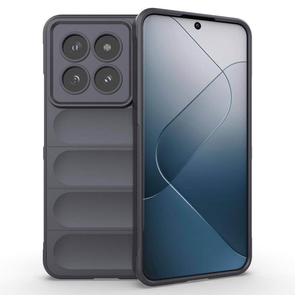 Xiaomi 14 Pro Fleksibelt Plastik Mobil Cover - Grå