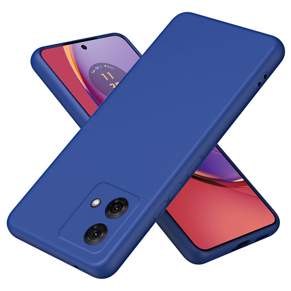EIDERWOOD Motorola Moto G84 Liquid Silikone Mobil Cover - Blå