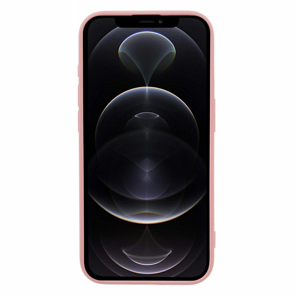 EIDERWOOD iPhone 12 Pro Max Fleksibelt Plastik Mobil Cover - Lyserød