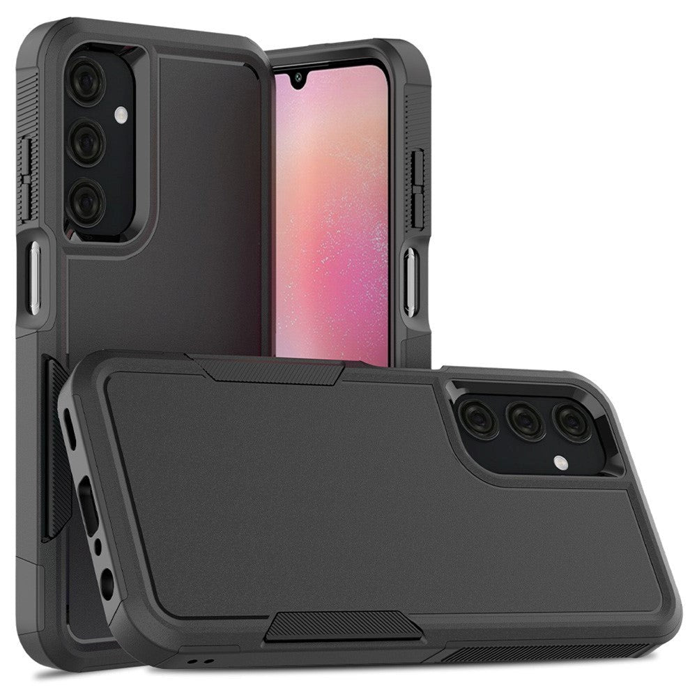 Samsung Galaxy A25 (5G) Hybrid Håndværker Plastik Mobil Cover - Sort