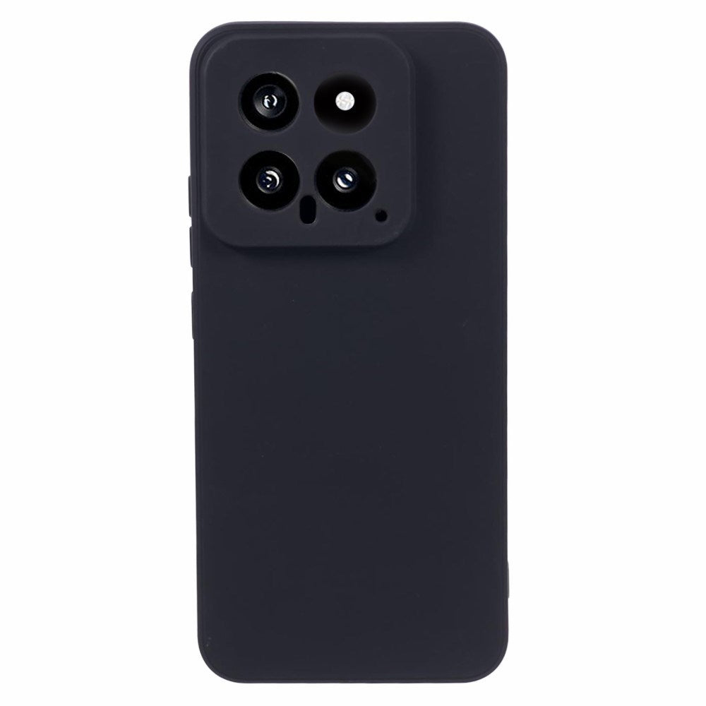 EIDERWOOD Xiaomi 14 Fleksibelt TPU Plastik Mobil Cover - Sort