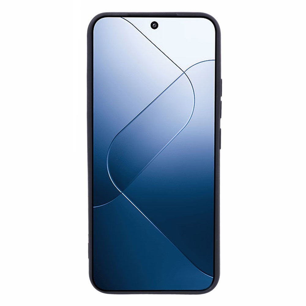 EIDERWOOD Xiaomi 14 Fleksibelt TPU Plastik Mobil Cover - Sort