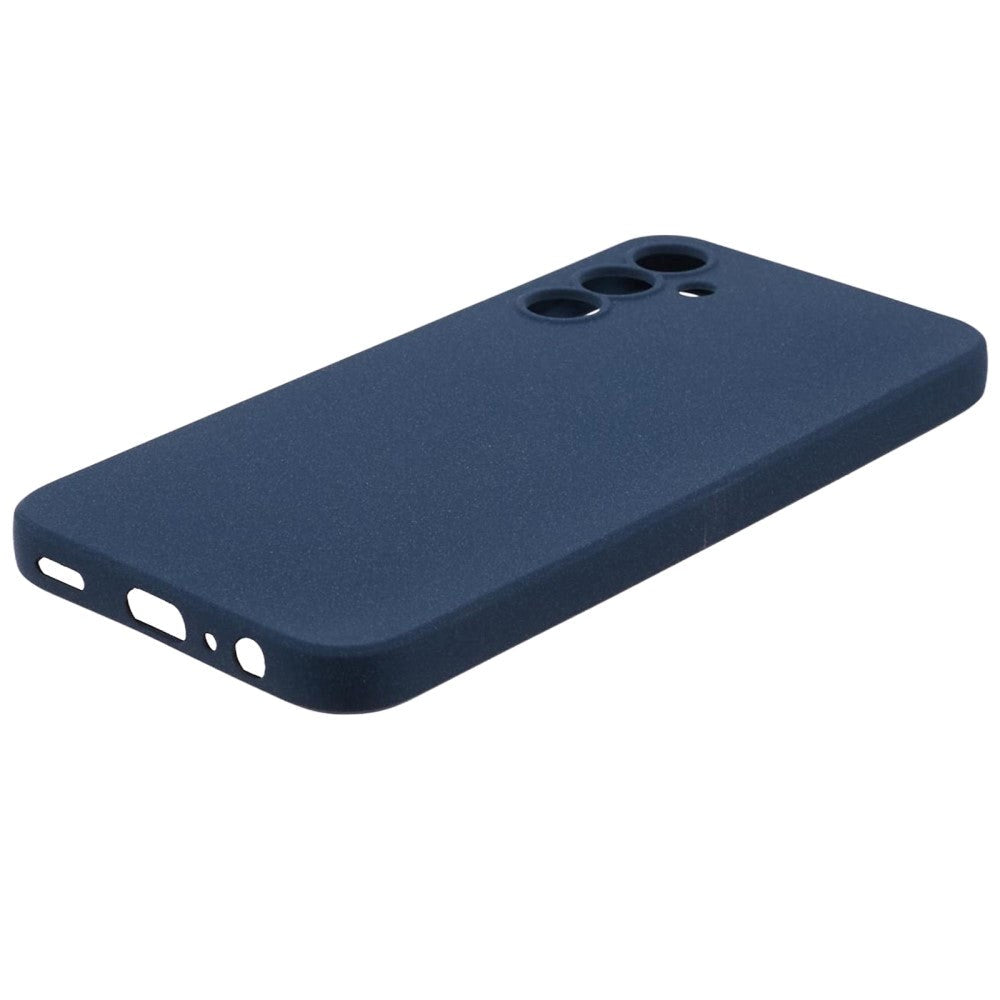 Samsung Galaxy A15 (5G) / A15 Mat Fleksibelt Plastik Mobil Cover - Blå