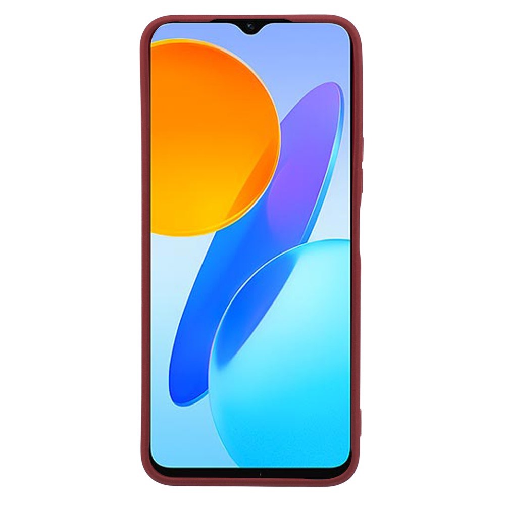 EIDERWOOD Honor X8 (5G) Mat Fleksibel Mobil Plastik Cover - Rød