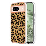 Google Pixel 8a Fleksibelt Plastik Mobil Cover m. Motiv - Leopard