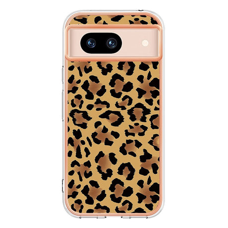 Google Pixel 8a Fleksibelt Plastik Mobil Cover m. Motiv - Leopard