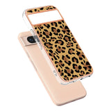 Google Pixel 8a Fleksibelt Plastik Mobil Cover m. Motiv - Leopard