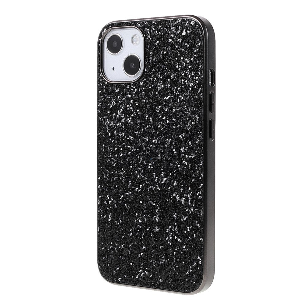 EIDERWOOD iPhone 14 Glitter Hybrid Mobil Cover - Sort