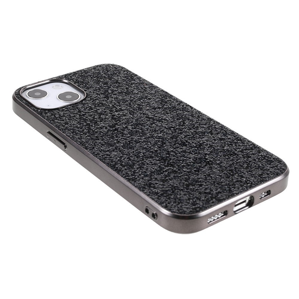 EIDERWOOD iPhone 14 Glitter Hybrid Mobil Cover - Sort