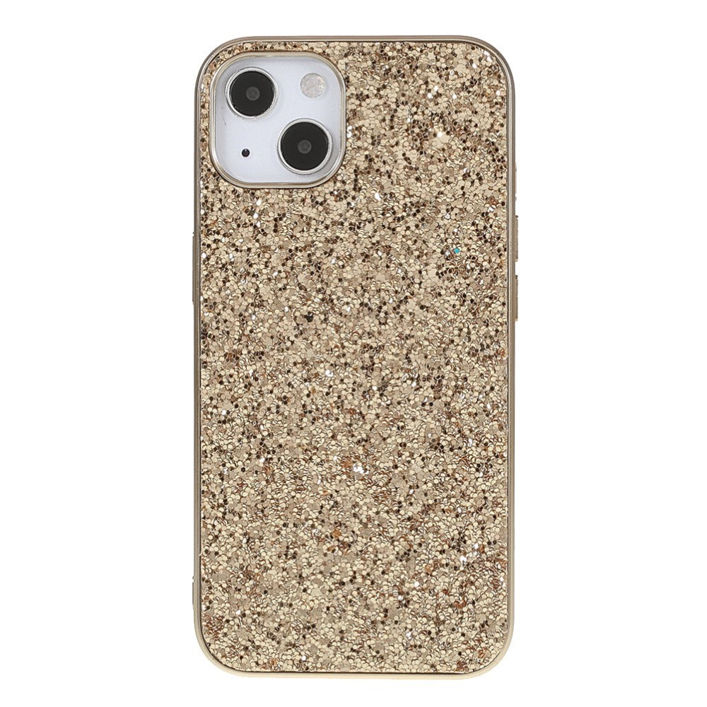 EIDERWOOD iPhone 14 Glitter Hybrid Mobil Cover - Guld