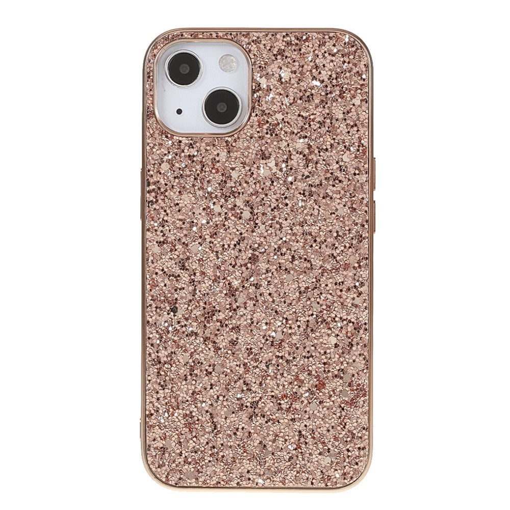 EIDERWOOD iPhone 14 Glitter Hybrid Mobil Cover - Rose Gold