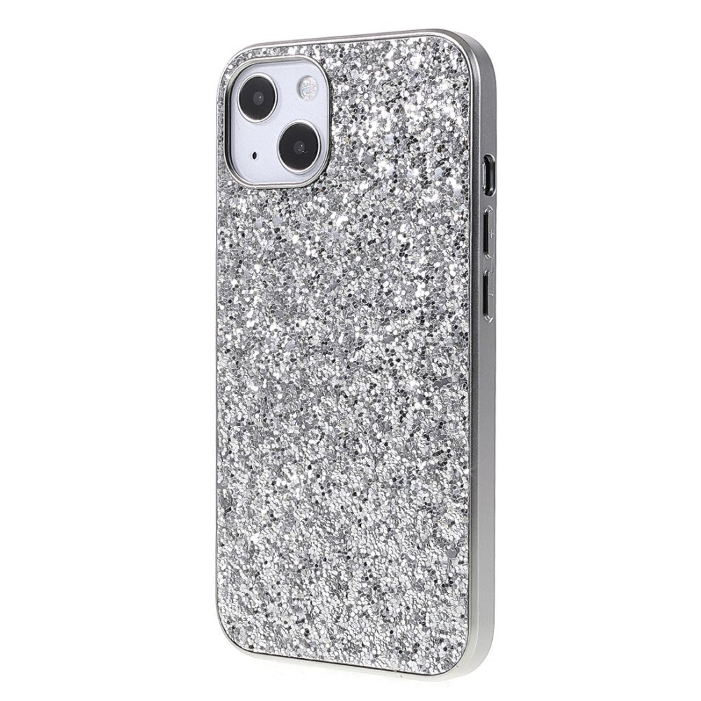 EIDERWOOD iPhone 14 Glitter Hybrid Mobil Cover - Sølv
