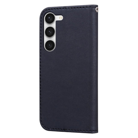 Samsung Galaxy S24+ (Plus) Flip Mobil Cover m. Strop / Ståfunktion / Kortholder - Sort (Panda)