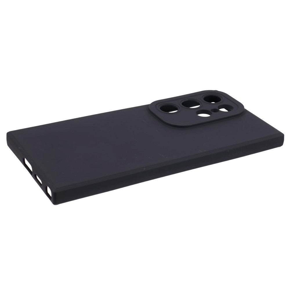 Samsung Galaxy S24 Ultra Mat Fleksibel Plastik Mobil Cover - Sort