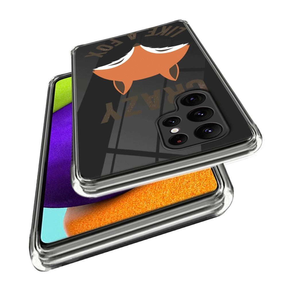 Samsung Galaxy S24 Ultra Fleksibelt Plastik Mobil Cover m. Motiv - Ræv