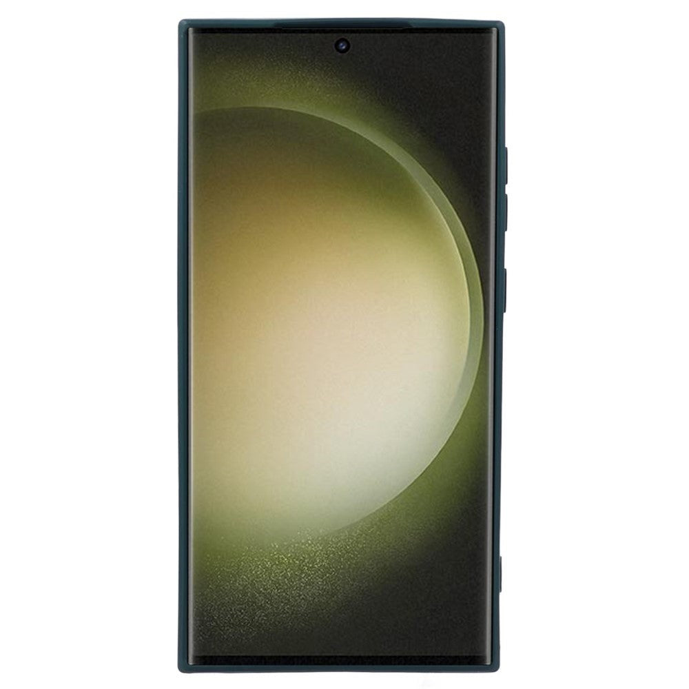 Samsung Galaxy S24 Ultra Fleksibelt TPU Plastik Mobil Cover - Grøn