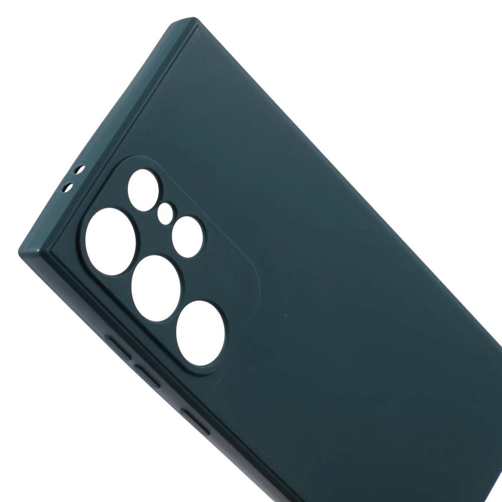 Samsung Galaxy S24 Ultra Fleksibelt TPU Plastik Mobil Cover - Grøn