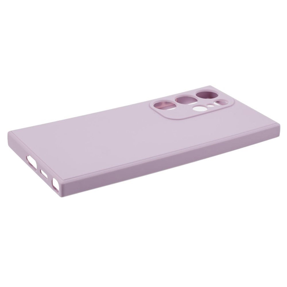 Samsung Galaxy S24 Ultra Fleksibelt TPU Plastik Mobil Cover - Lilla