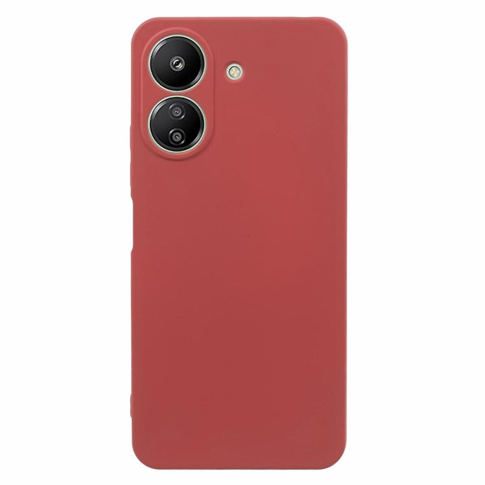 EIDERWOOD Xiaomi Poco C65 / Redmi 13C Fleksibelt Plastik Mobil Cover - Rustrød