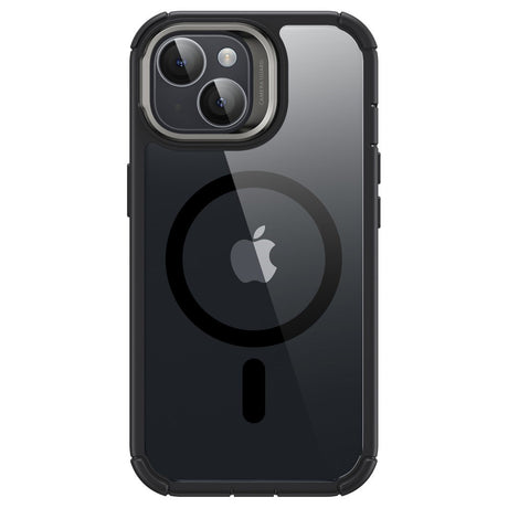 iPhone 15 ESR Armor Tough Kickstand Halolock Case - MagSafe Kompatibel - Gennemsigtig / Sort