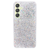 Samsung Galaxy S24 Glitter Mobil Cover - Sølv