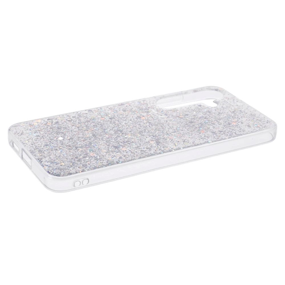 Samsung Galaxy S24 Glitter Mobil Cover - Sølv