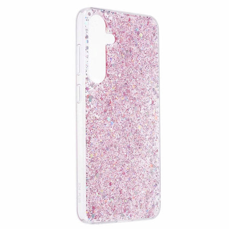 Samsung Galaxy S24 Glitter Mobil Cover - Pink