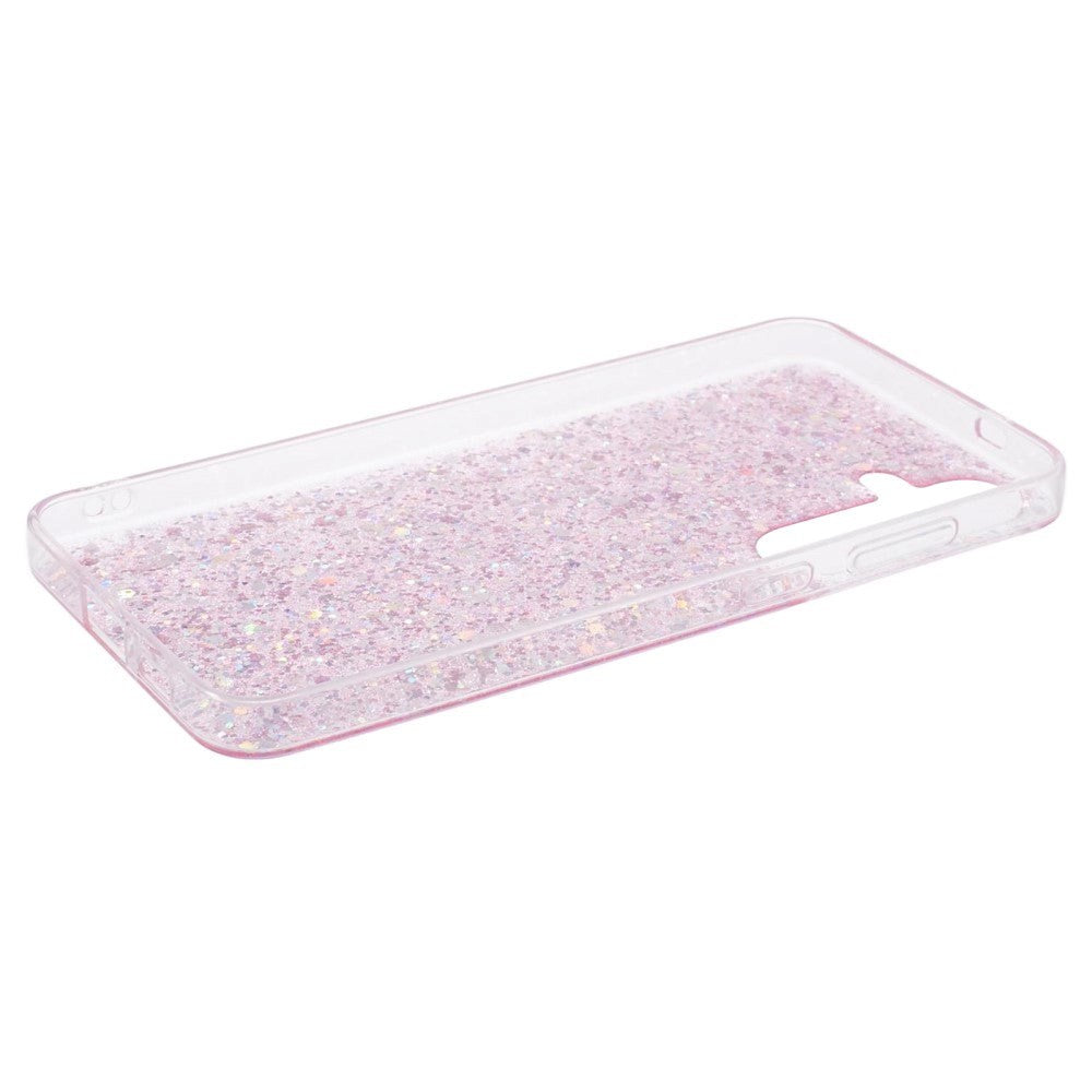 Samsung Galaxy S24 Glitter Mobil Cover - Pink