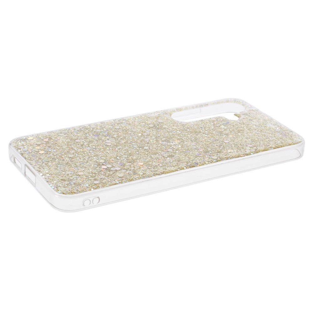 Samsung Galaxy S24 Glitter Mobil Cover - Guld