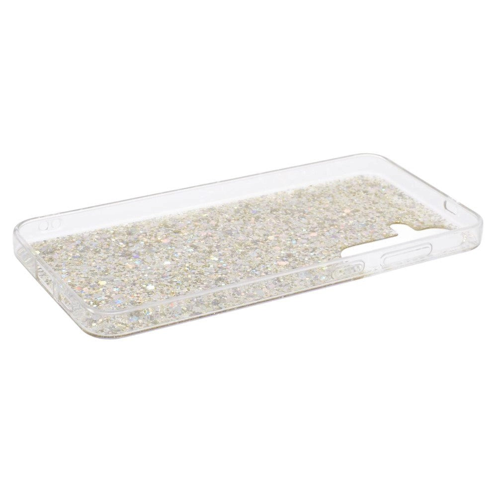 Samsung Galaxy S24 Glitter Mobil Cover - Guld