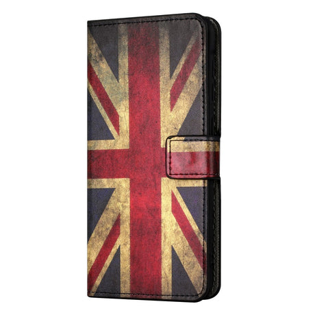 Samsung Galaxy A55 (5G) Kunstlæder Mobil Cover m. Pung & Ståfunktion - Union Jack