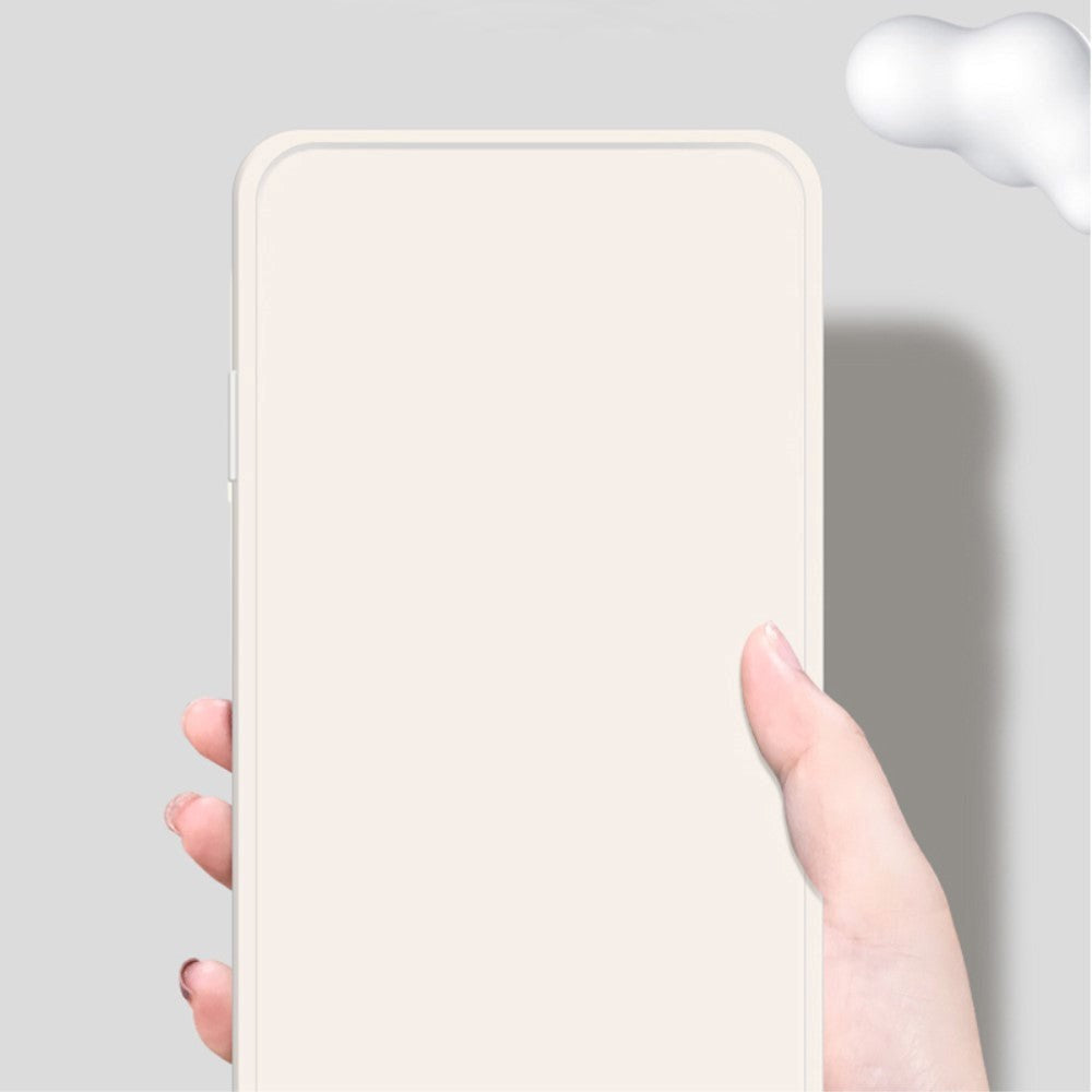 Samsung Galaxy A55 (5G) Fleksibel Plastik Mobil Cover - Beige