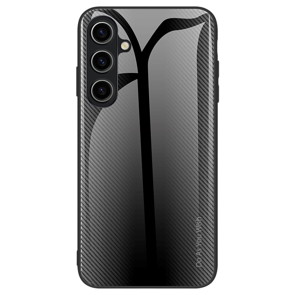 Samsung Galaxy A55 (5G) Mobil Cover m. Glas Bagside - Sort