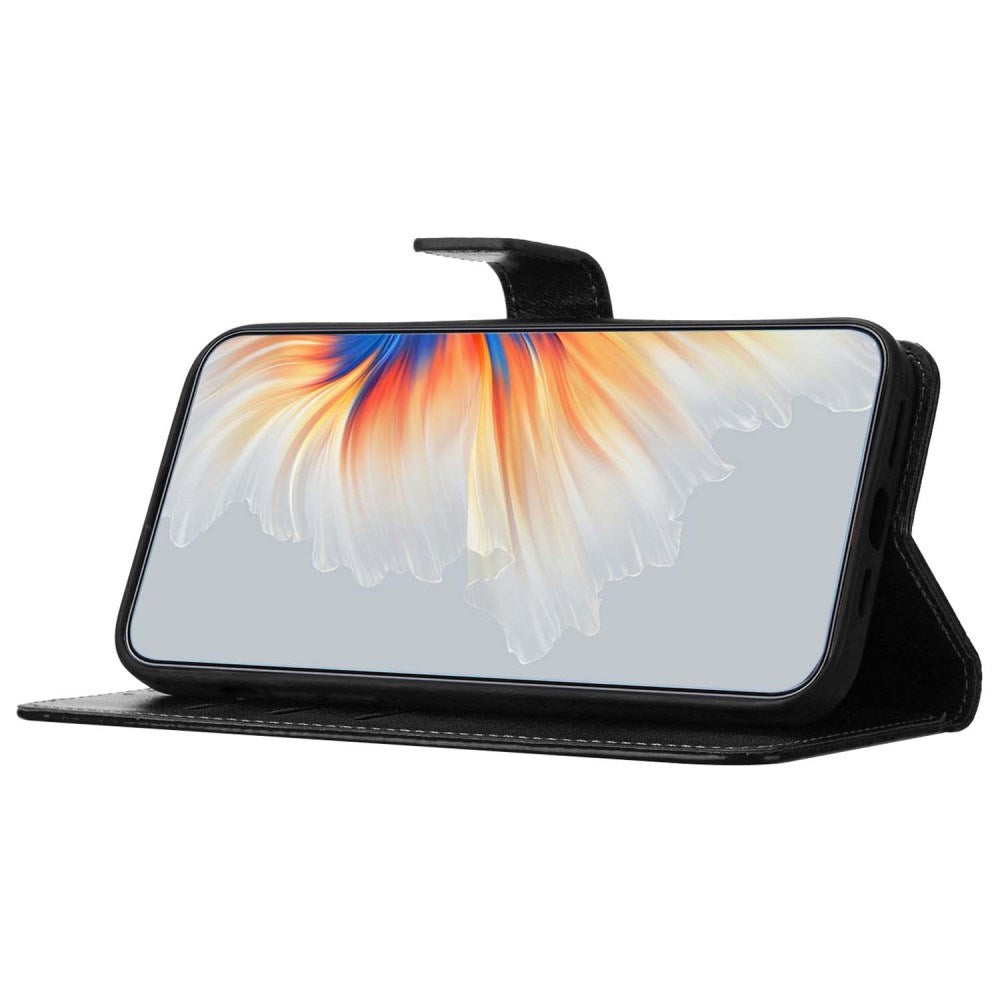 EIDERWOOD Motorola Moto G84 Læder Mobil Cover m. Pung & Strop - Glimmer - Sort