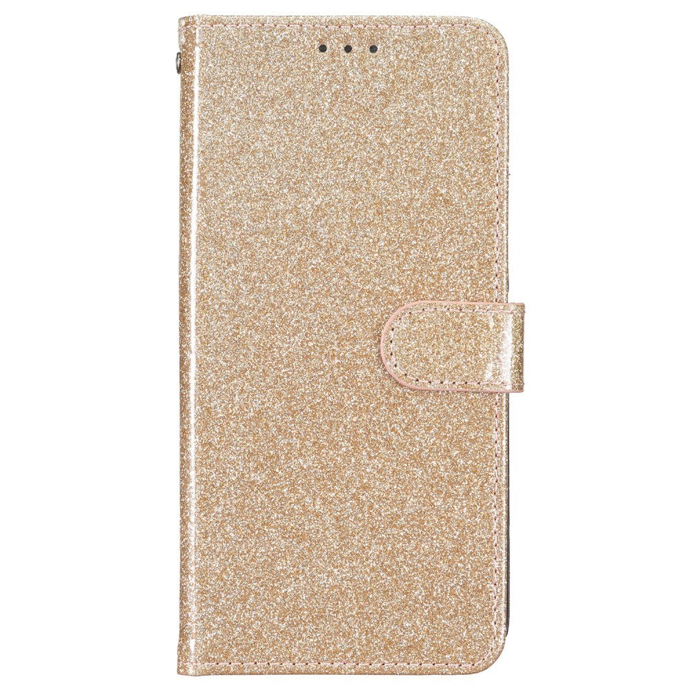 EIDERWOOD Motorola Moto G84 Læder Mobil Cover m. Pung & Strop - Glimmer - Guld