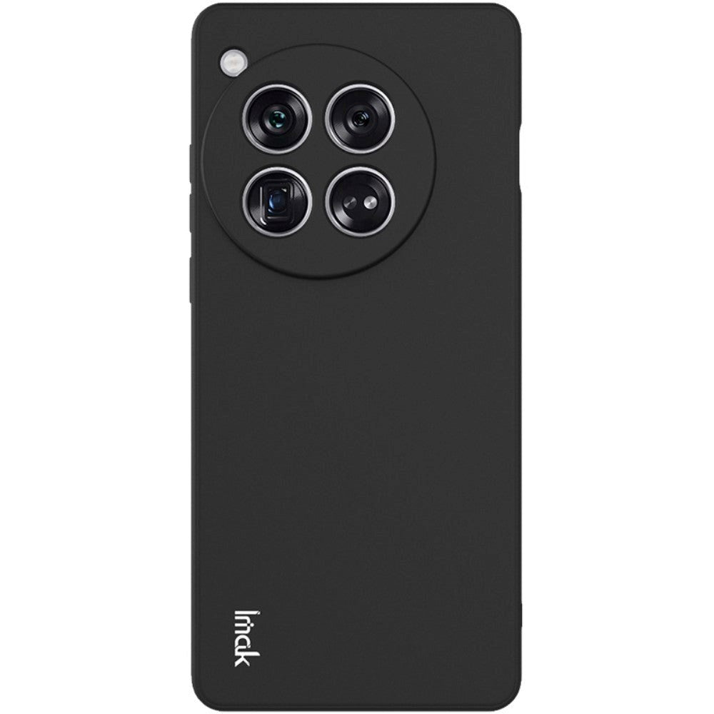OnePlus 12 UC-4 Series Fleksibel Plastik Bagside Cover - Sort