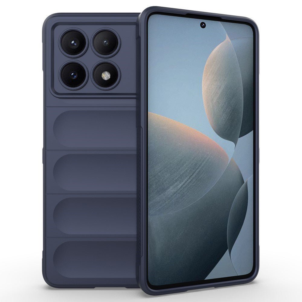 EIDERWOOD Xiaomi Poco X6 Pro Fleksibelt Plastik Mobil Cover - Blå