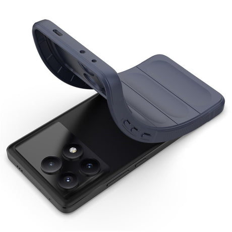 EIDERWOOD Xiaomi Poco X6 Pro Fleksibelt Plastik Mobil Cover - Blå