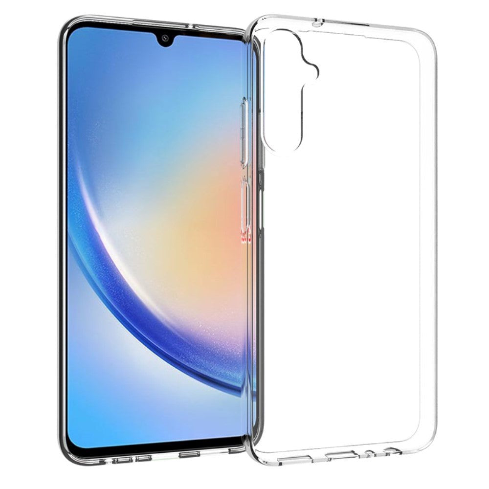 Samsung Galaxy A05s Fleksibelt Plastik Mobil Cover - Gennemsigtig