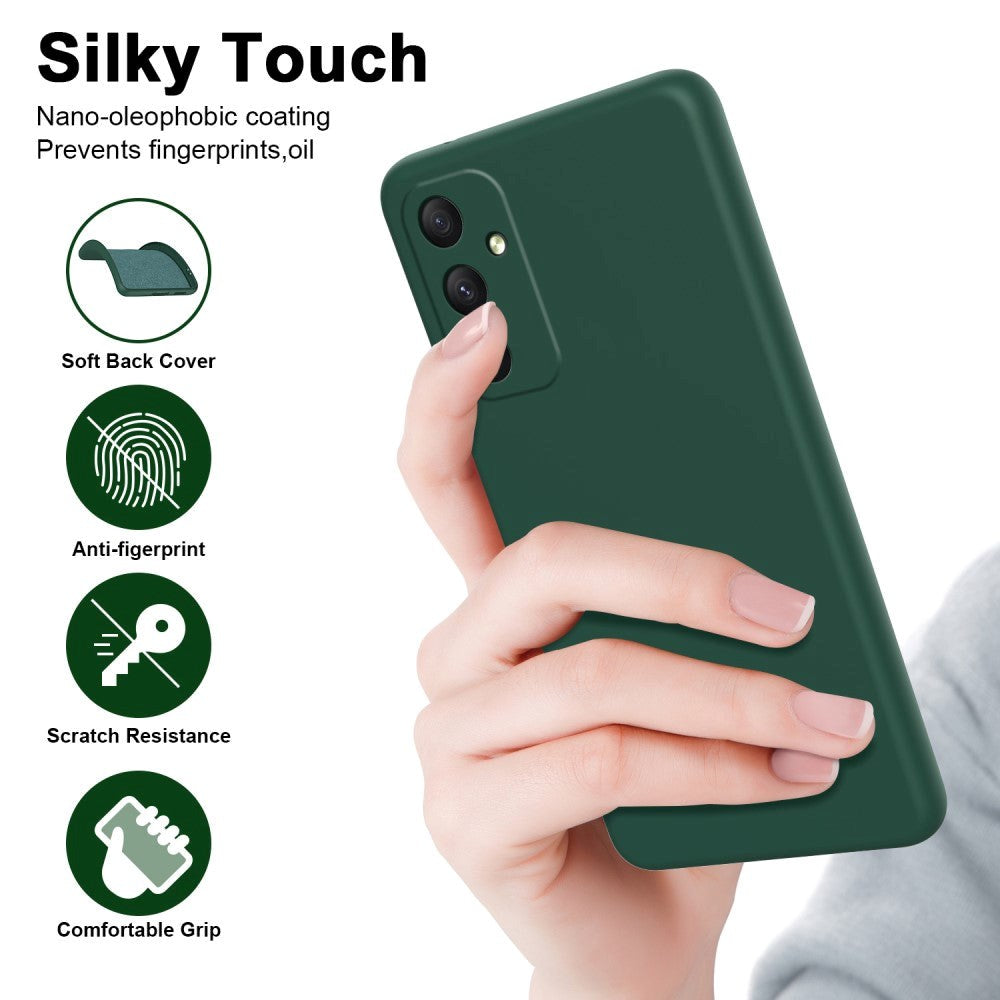 Samsung Galaxy A35 (5G) Mat Fleksibelt Mobil Cover - Grøn